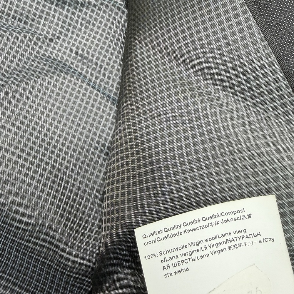 Hugo Boss Men's Super 120 100% Wool Birdseye Suit Gray Size 42R 36x32 - Picture 9 of 16